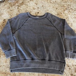 PINK Victoria’s Secret gray oversized sweatshirt